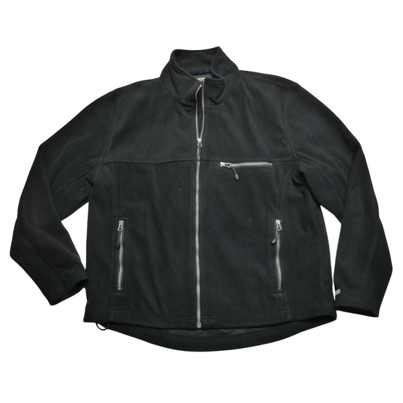 Blaklader Other - Blaklader Fleece Jacket‎ Mens XL Black Workwear Full Zip Pockets Lined Collared